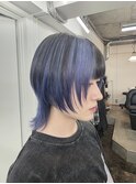 色落ちまで楽しめるブルーバイオレット