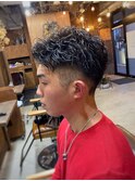 【山本智文】男髪短髪ツイストスパイラルパーマ