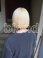 コレットヘアー ザモリオカ(Colette HAIR the MORIOKA)&nbsp;-kanna-♪ ミニマルブロンドボブ♪