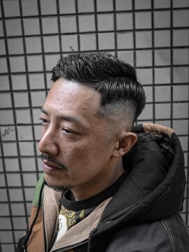 プロショップウェーブ(PRO SHOP WAVE) アッシュブラック/カルマパーマ/ベリーショート/原宿