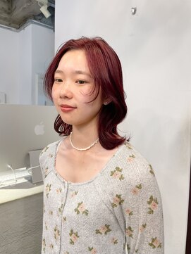 チクロヘアー(Ticro hair) @Luca カシスカラー