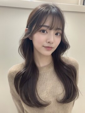 リベルテ 渋谷(Liberte) くびれヘアグレージュオルチャン小顔前髪2wayバングワンホン韓国