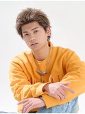ビジネスヘアツーブロック刈り上げべリーショートアップバング