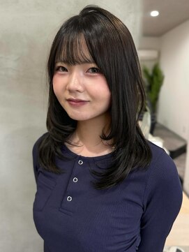 エイティエイト(88) オリーブグレージュ×ワンホンレイヤー