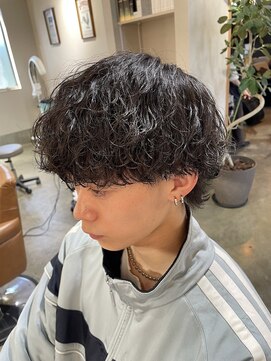 コヨーテ(coyote) メンズカット メンズパーマ 波巻きスパイラルパーマ