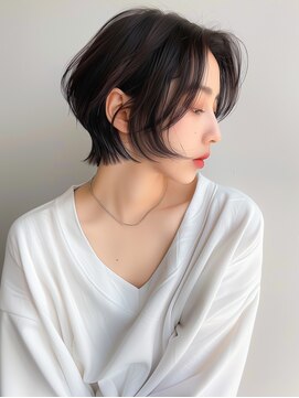 ラベスト キョウト(LOVEST) ショートボブ/韓国風ヘア/前下がりショート/フェイスレイヤー