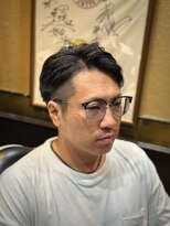 レオヘアワークス(LEO HAIR WORKS) ツーブロック かき上げショート ビジネスマン 新潟