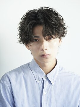 ネクストメンズ 表参道(NEXT men's) MEN’S HAIR/サーフカール/刈り上げセンターパート/渋谷