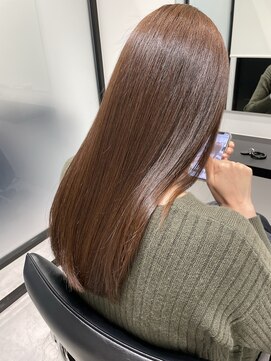 髪質改善カラー極艶カラー透明感カラー