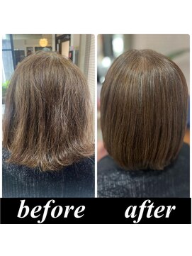 【予防美髪カラー】(デトックスケアでジアミン除去)