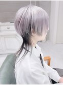 えりあしロングウルフヘア/デザインカラー