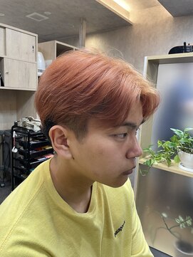 マインド サイトー ヘア アンド スパ mind saito hair&SPA センターパート×ツーブロック