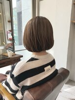 アピューズ ヘアー 梅田(Apiuz Hair)&nbsp;王道ボブ/やわらかベージュ系カラー