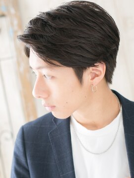 モッズヘア メン 南越谷南口店(mod's hair men) 20代30代かき上げアースカラーメンズショート就活ヘアZ南越谷