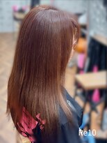 カラープラス 金沢店&nbsp;全体染め／レッド／暖色／おしゃれ染め