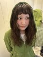 ヘン(hen) オン眉パーマ!セミドライなスタイリング