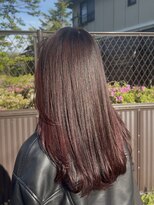 ニコヘアデザイン(nico hair design)&nbsp;【カシスレッド】ピンク/ヨシンモリ/ハッシュカット