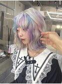 デザインカラー/ナチュラルショート/夏のヘアアレンジ/名古屋