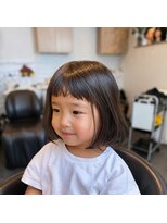 アンサ 長岡天神店(ANSA)&nbsp;短め前髪×エアリーボブでおしゃれキッズスタイル♪