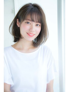 アンアミ オモテサンドウ(Un ami omotesando) 【Un ami】 大人かわいい 小顔ミディアムボブ　松井幸裕