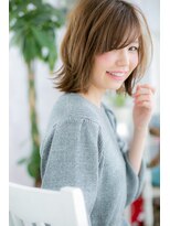 ミック ヘアアンドビューティー 大山店(miq  Hair&Beauty)&nbsp;外ハネ★無造作ミディa
