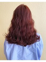 ホフ 大阪心斎橋店(F.O.F)&nbsp;イルミナカラー×ピンクレッドカラー【ホフ/大阪/心斎橋/難波】