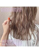 ワット 原宿店(W)&nbsp;【W-ワット-新宿店 yumi】ハイライトホワイトベージュ