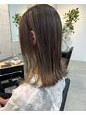 ブリーチなしで透明感カラー/育てるベージュ/外国人カラー
