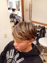 ロッソ 川口店(ROSSO)&nbsp;ツーブロックハイライトマッシュ