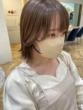 ロンドプランタン 恵比寿(Lond Printemps) *石垣 切りっぱなしボブ/アッシュベージュ