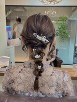 ディア(.eer)&nbsp;パールを使った編みおろしスタイル♪