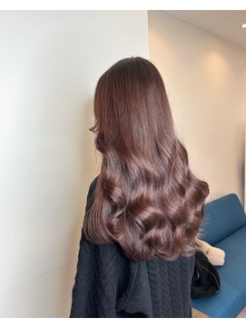 ネウィ 国分寺(newi) ロングレイヤーカット/美髪スタイル/ベビーピンク