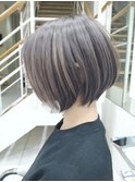 30，40代の方におススメ、ふんわりボブ×ハイライト