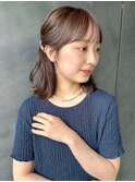 似合わせカット　顔まわりカット　イメチェン　フルバング