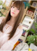 透け感☆大人かわいい小顔ミルキーベージュc5大宮20代30代40代