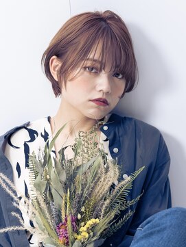 ブリング バイ スノードロップ 吉祥寺(BRING by Snowdrop) 切りっぱなしボブ/エアリーロング/美髪/ピンクブラウン/吉祥寺