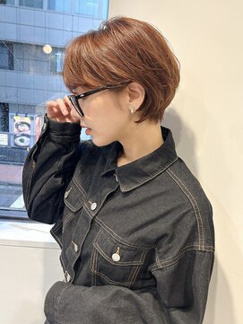 レトン 銀座(leton) ショートボブ/丸みショート/シアーカラー/カール/銀座