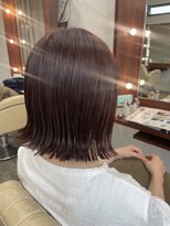 アーキヘアーカリス(archi hair charis)&nbsp;ボブ×ピンクブラウン×髪質改善トリートメント