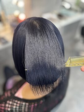 スパークスヘア(Sparks hair) 色落ちがとにかくいい色ネイビーちゃん♪