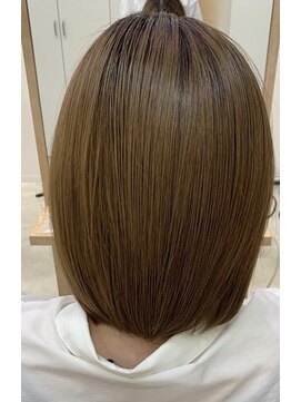 ラフ 難波店(LAFF) #セミディ#シアーカラー#ショートヘア#姫カット#ダークアッシュ