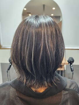 テーラヘアー 土気あすみが丘店(TELA HAIR) ハイライト×くびれボブ