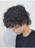 波巻きパーマ/メンズカット/メンズパーマ/ツイストスパイラル
