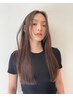 【リョーコinstagramクーポン】カラー＋シールエクステ80本＋エクステカット