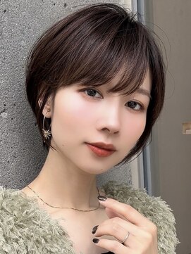 アイドットプラス 表参道(i.+omotesando) 前髪あり小顔つや髪顔まわり簡単スタイリングショートボブヘア