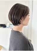 福井 大和田 丸みショートボブ 可愛いショート