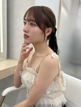 エジョン 三鷹店(Aejon) 顔周りカット 韓国ヘア