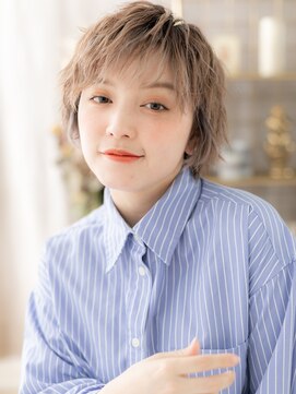 カバーヘア ブリス 川口(COVER HAIR bliss) フレンチカジュアルくせ毛風マッシュパーマ