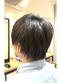 ミディアム 束感 ハイライト