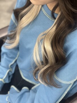 プルエクステのお店ネクスト(NEXT) #プルエクステ#インナーカラー#ホワイト