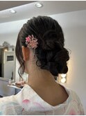 浴衣ヘアセット